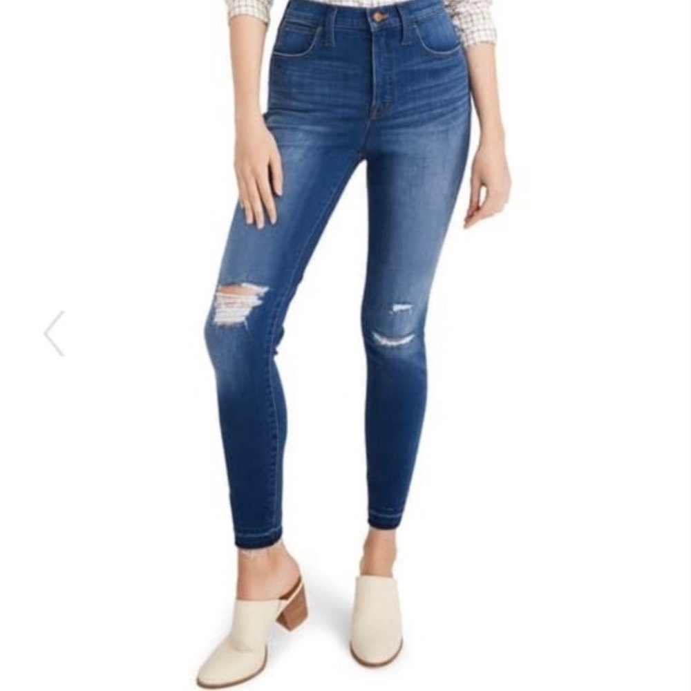 Madewell 10" High-Rise Skinny Jean in Bixley